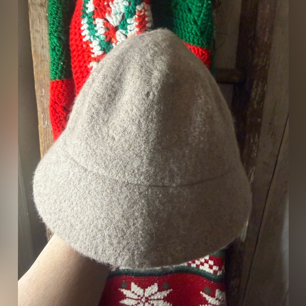 J.Crew 100% Wool Bucket Hat One Size OS Tan